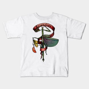 Entomology Nerd Banner Kids T-Shirt